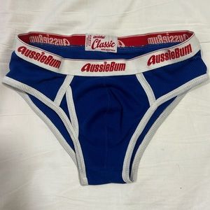 Blue Classic ribbed Aussie Bum